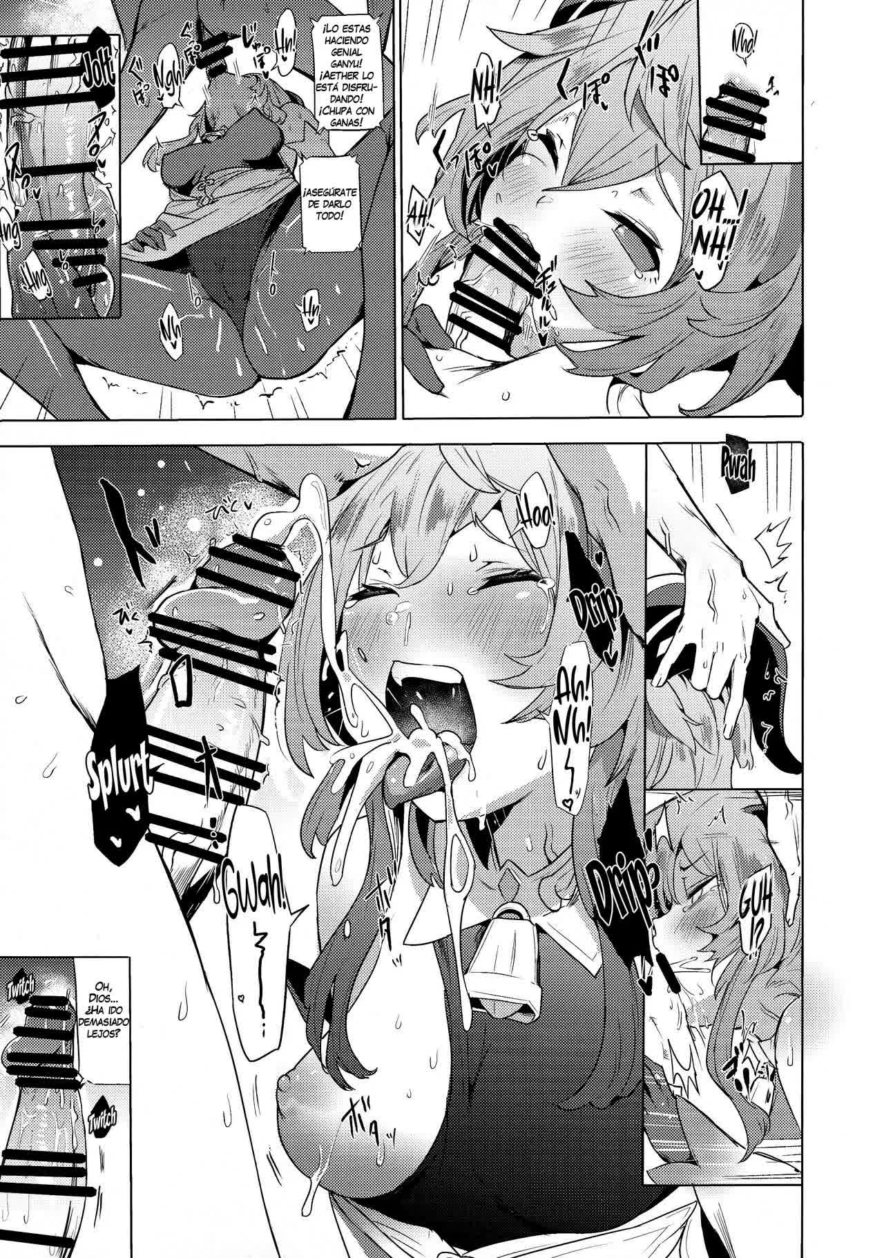 Ganyu Zangyouchuu - Ganyu Hace Horas Extra Comic porno
