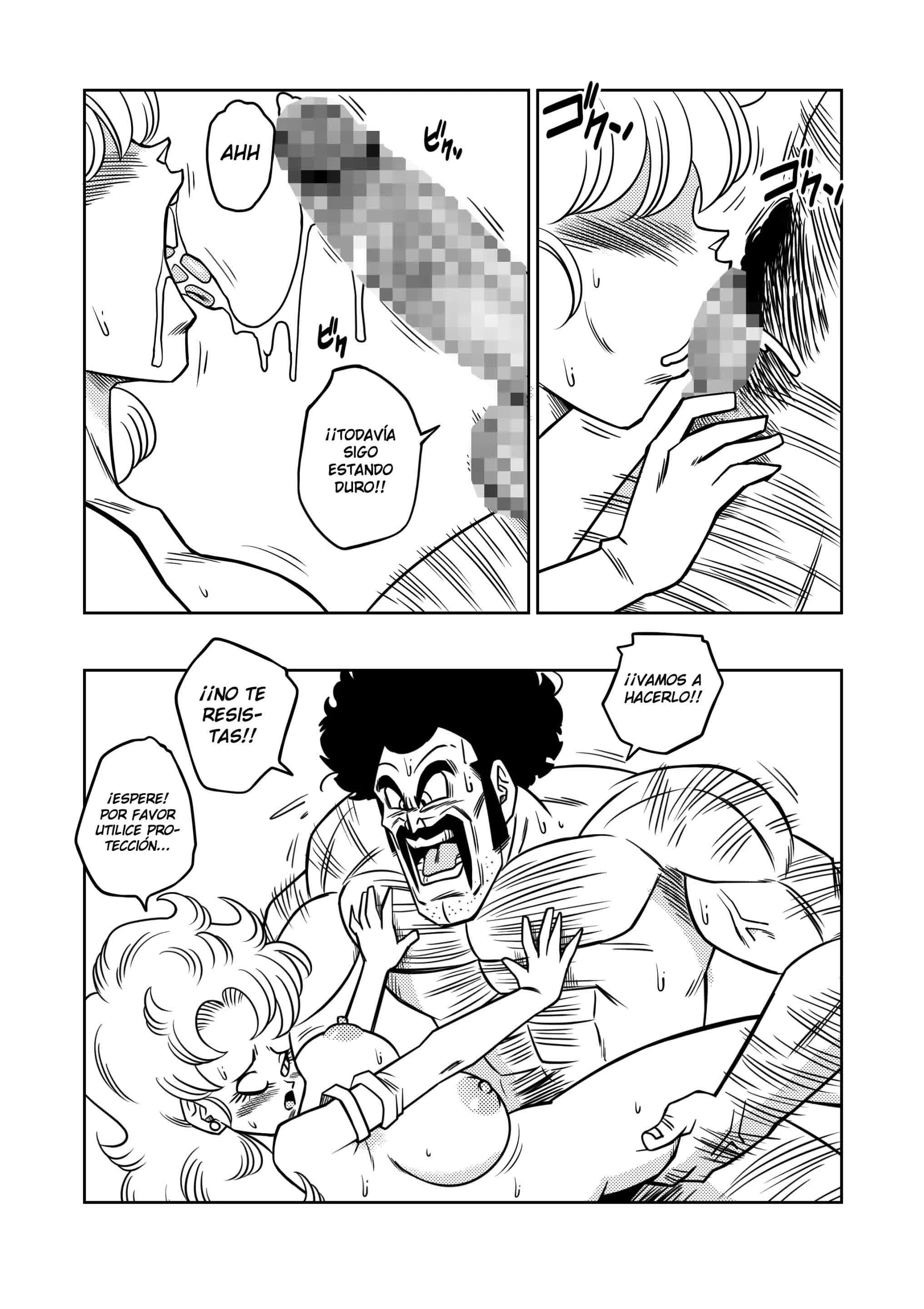 Mister Satan no Himitsu no Training - El Entrenamiento Secreto de Mr. Satán Comic porno
