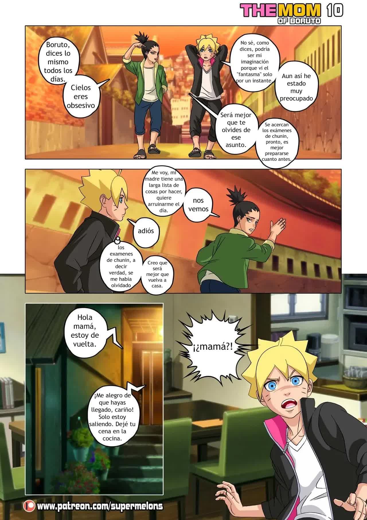 The mom of Boruto Comic porno