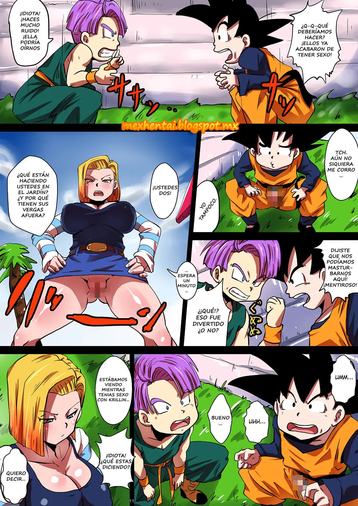 SHOTACON HOLE Shinkon Hitozuma 18-gou no Tsukinai Seiyoku (Dragon Ball Z) Comic porno