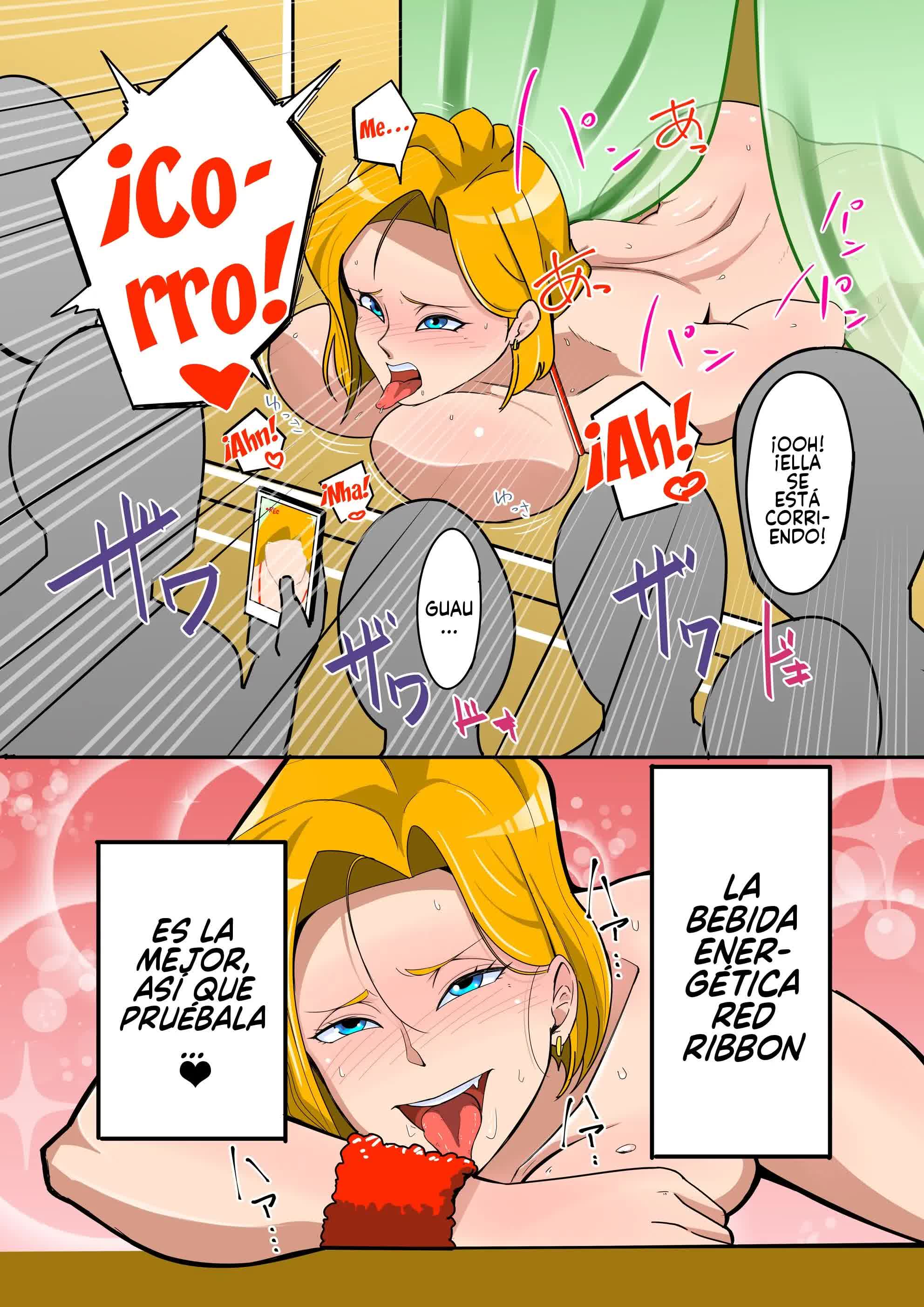 Energy Drink Red Ribbon - La Bebida Energética Red Ribbon Comic porno