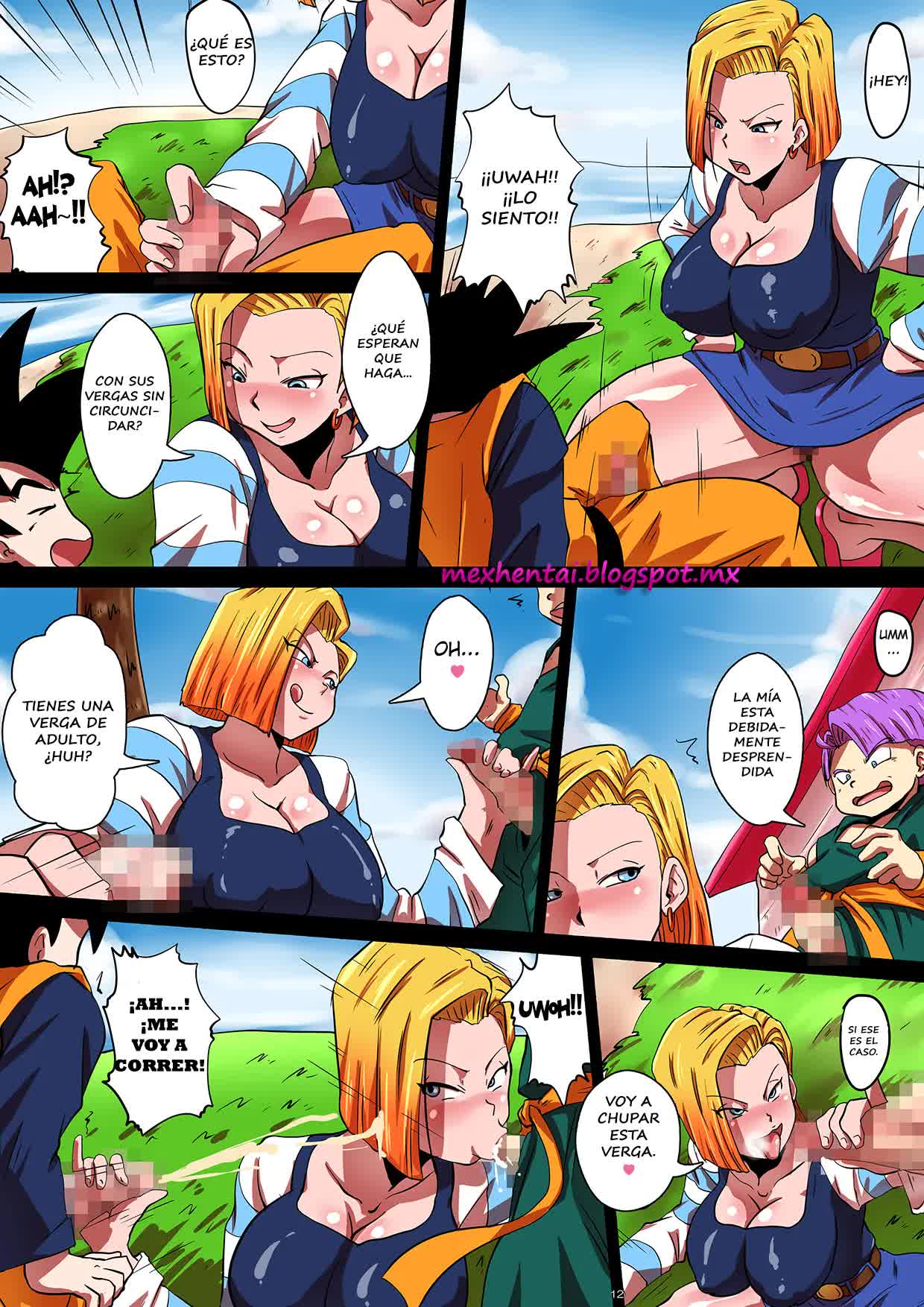 SHOTACON HOLE Shinkon Hitozuma 18-gou no Tsukinai Seiyoku (Dragon Ball Z) Comic porno