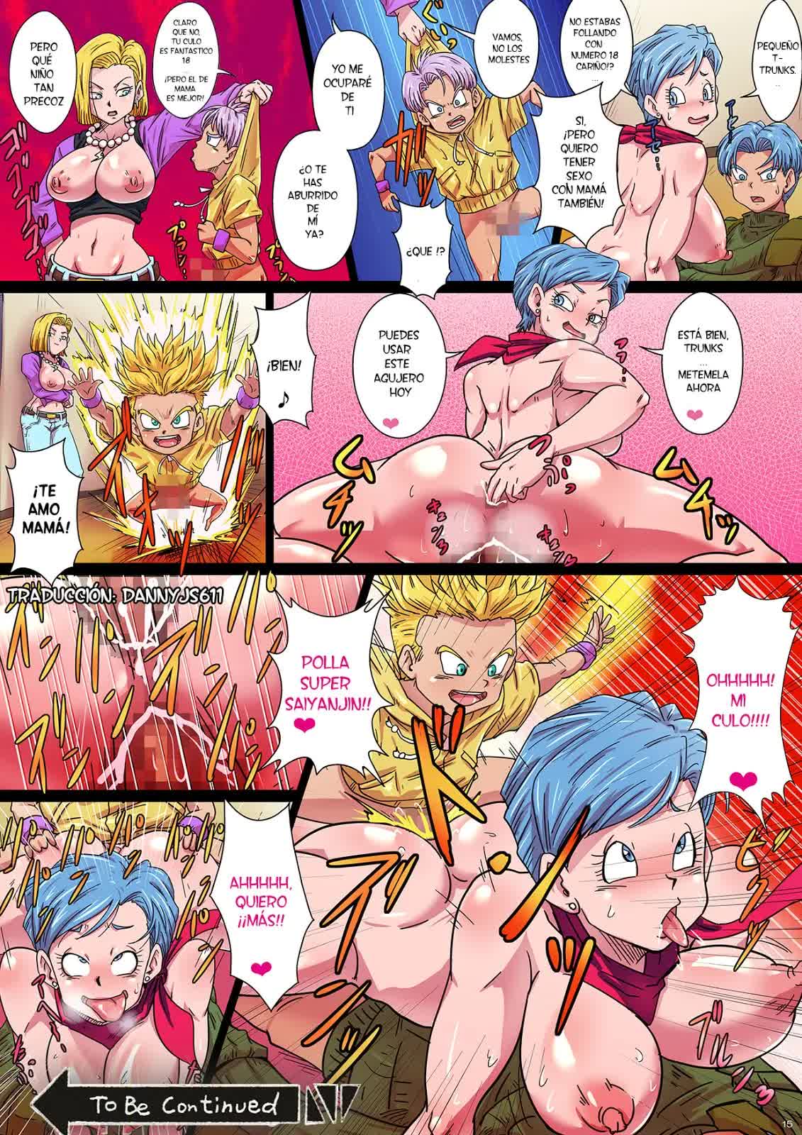 SOAP!! Kairaku e no Hankou!! Okasareta Chou Zetsurin Mai to Trunks - El sueño de Trunks Comic porno