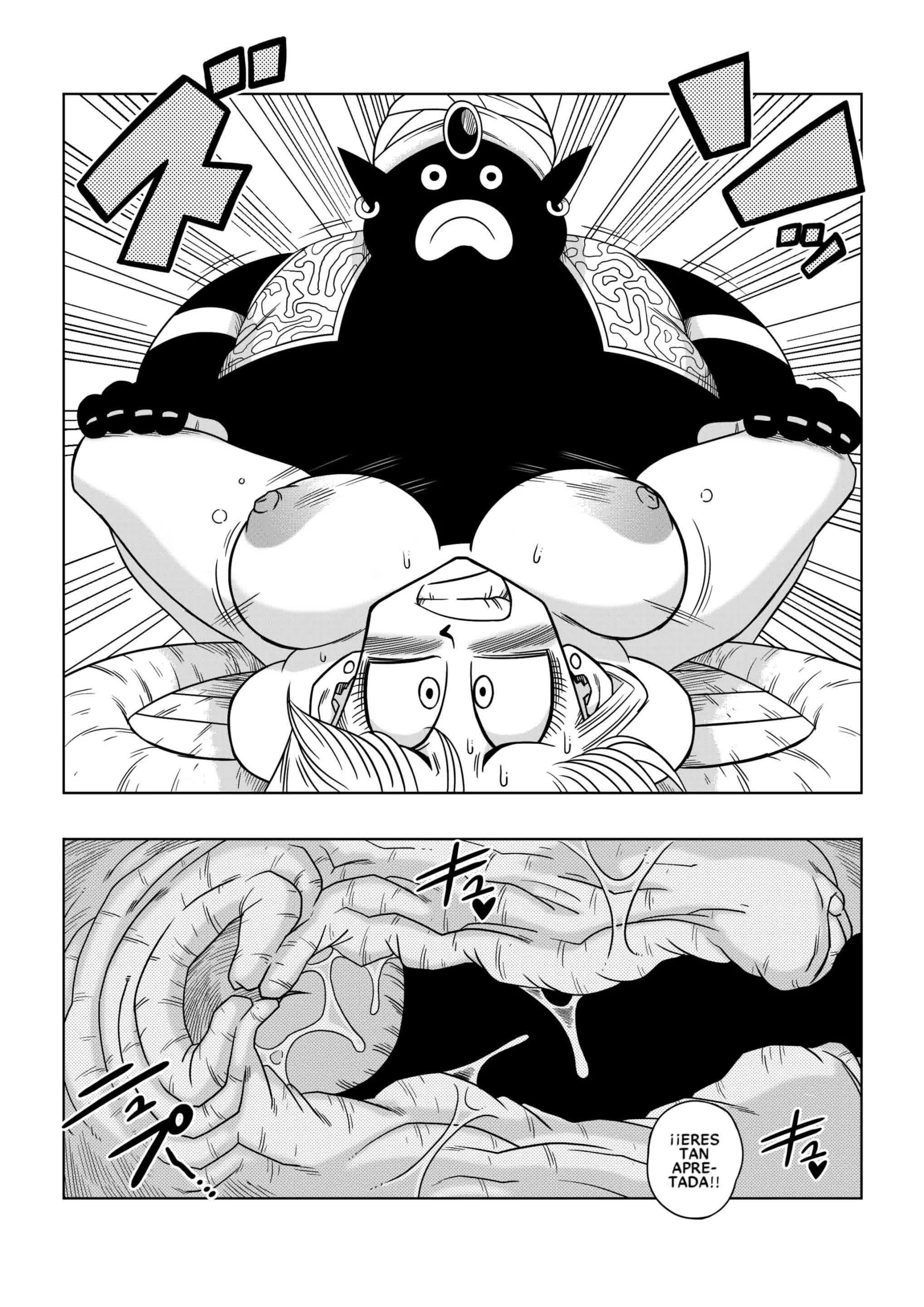 Dagon Ball - Bulma Conoce A Mr. Popo - Sexo Dentro De La Misteriosa Nave Espacial! Comic porno