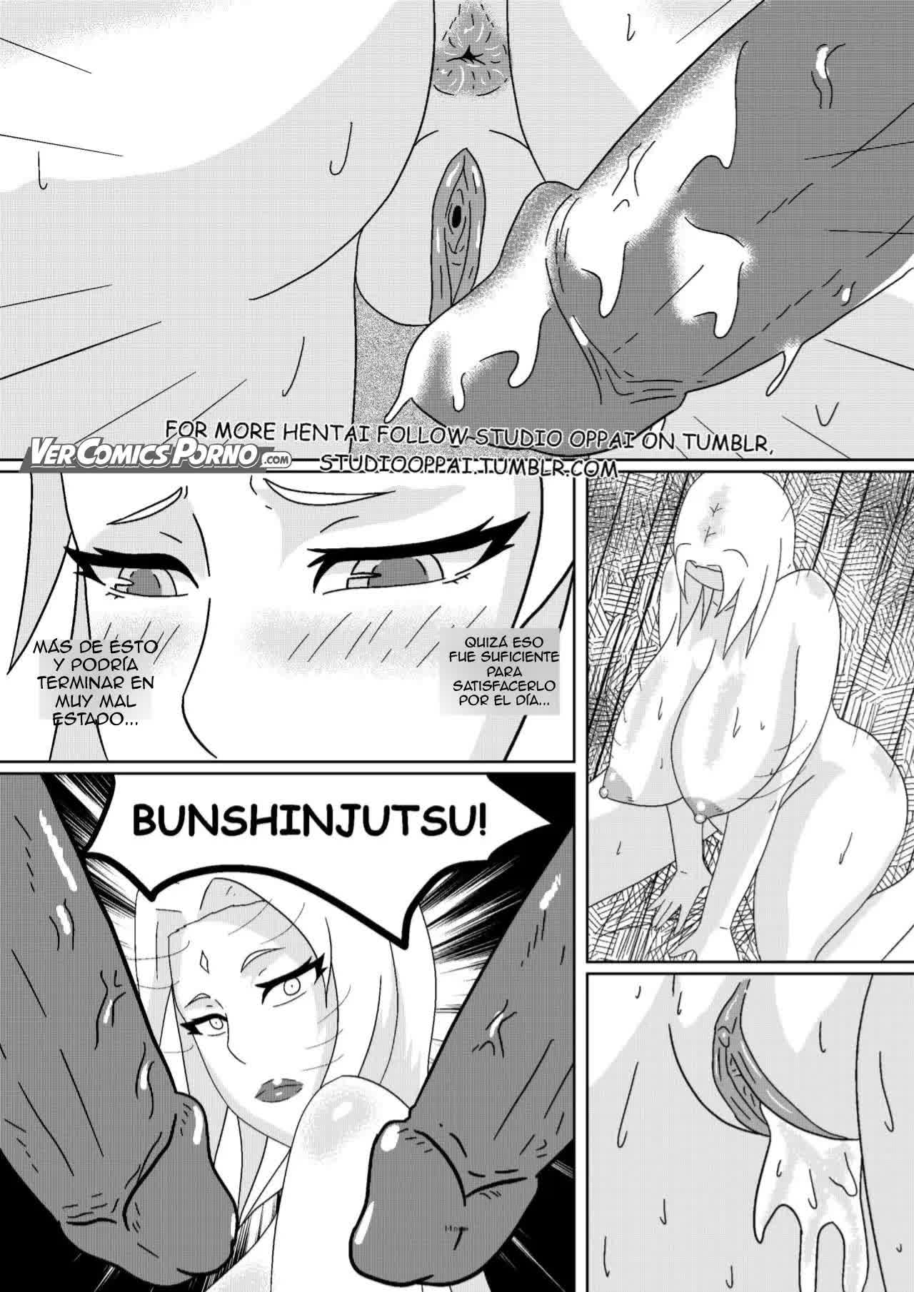 Tsunades lost bet Comic porno