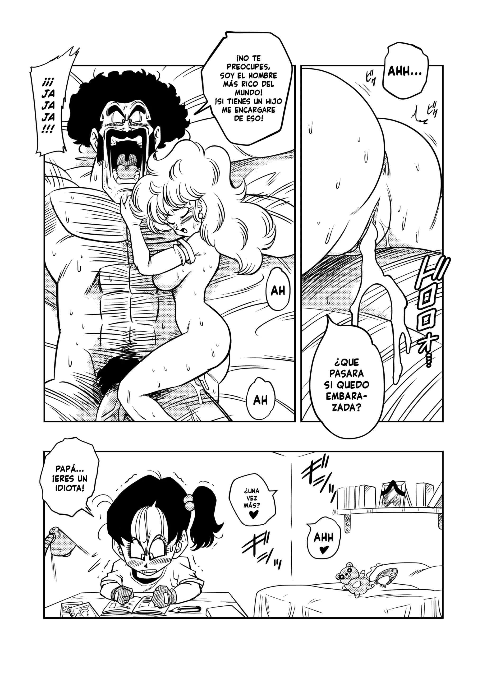 El Entrenamiento Secreto De Mr.Satan Comic porno