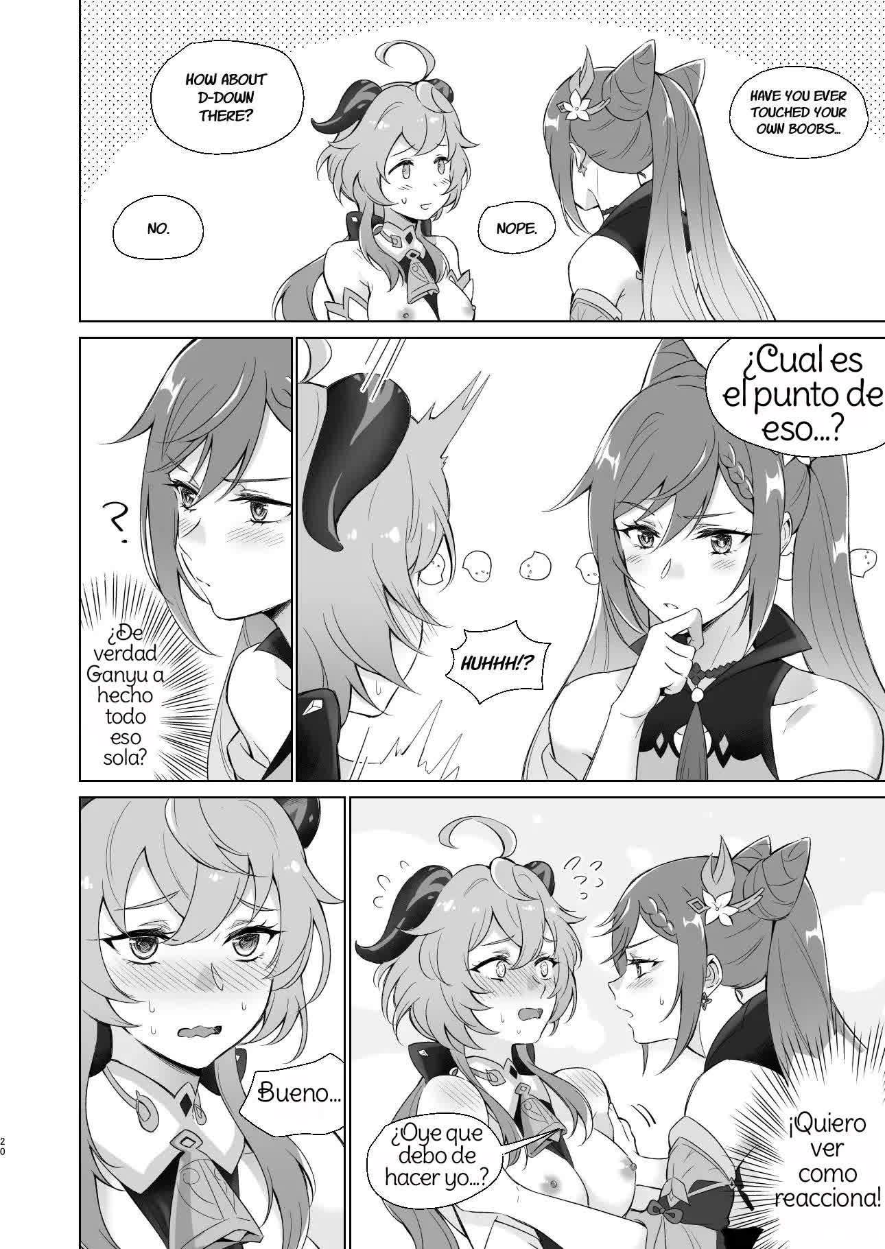 Ganyu to Ecchi ga Shitai! - Sleep with me, Ganyu Comic porno