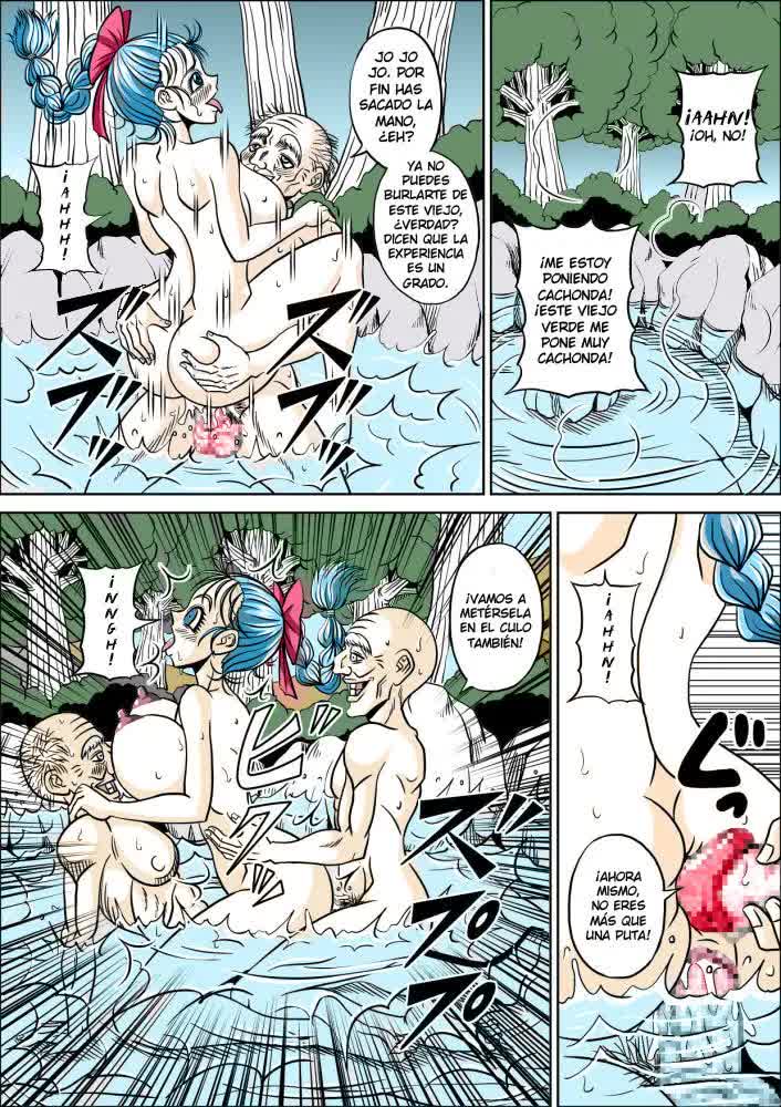 Onsen Jijii VS Bulma - Los Viejos Verdes de las Fuentes Termales VS Bulma Comic porno