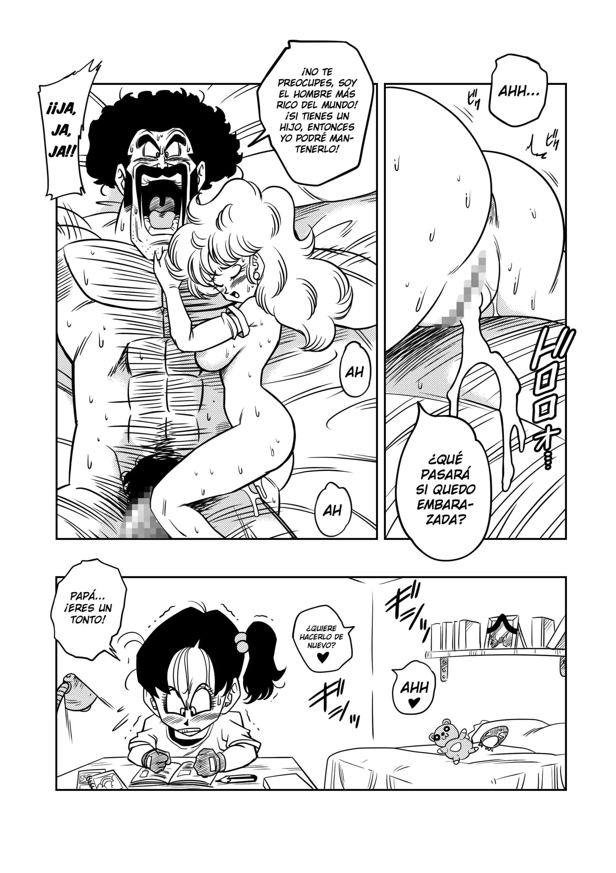 Mister Satan no Himitsu no Training - El Entrenamiento Secreto de Mr. Satán Comic porno