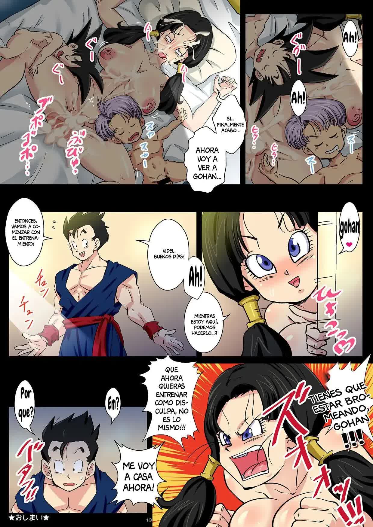 Dosukebe Videl ga Hisshi ni Yuuwaku Suru kedo Gohan wa Chi Chi to no Sex ni Muchuu desu! Comic porno