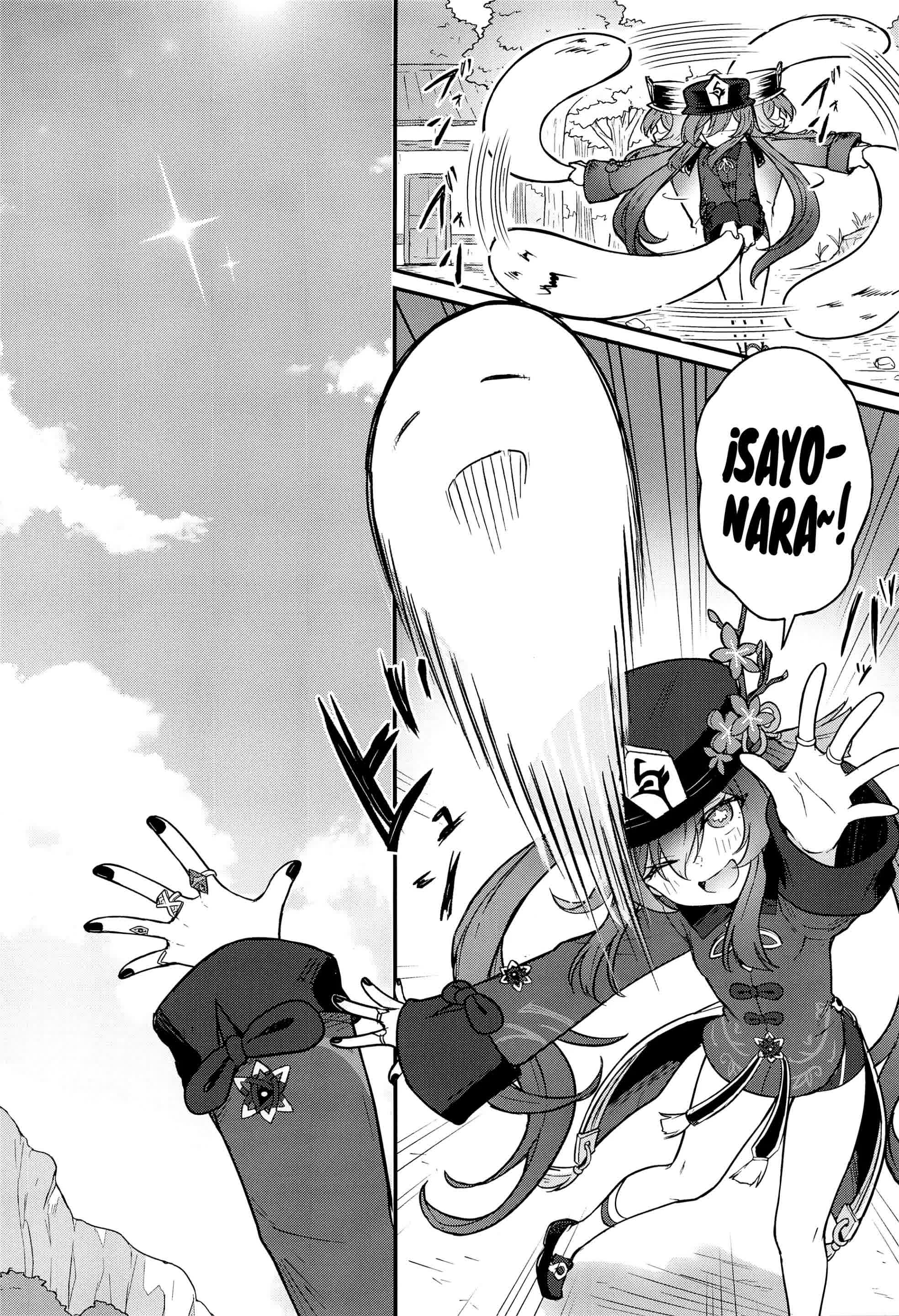 Un libro Sobre Partir al más allá Con Hu Tao Comic porno