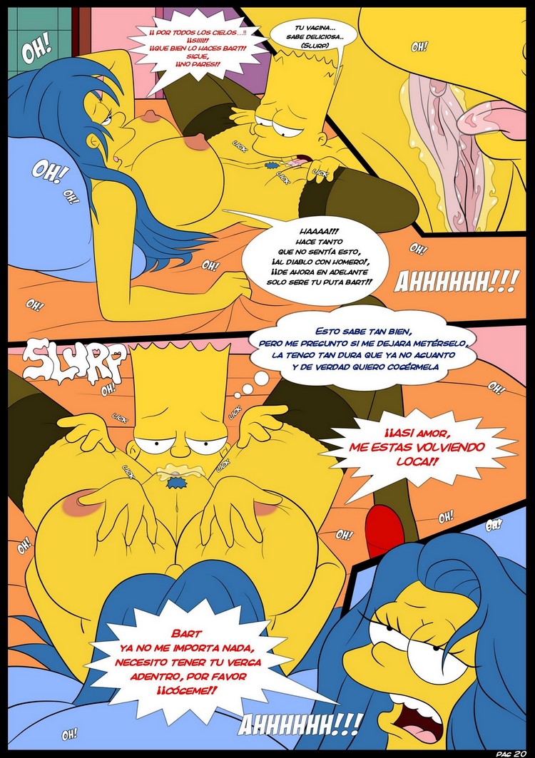 Viejas Costumbres 3 – Los Simpsons Comic porno