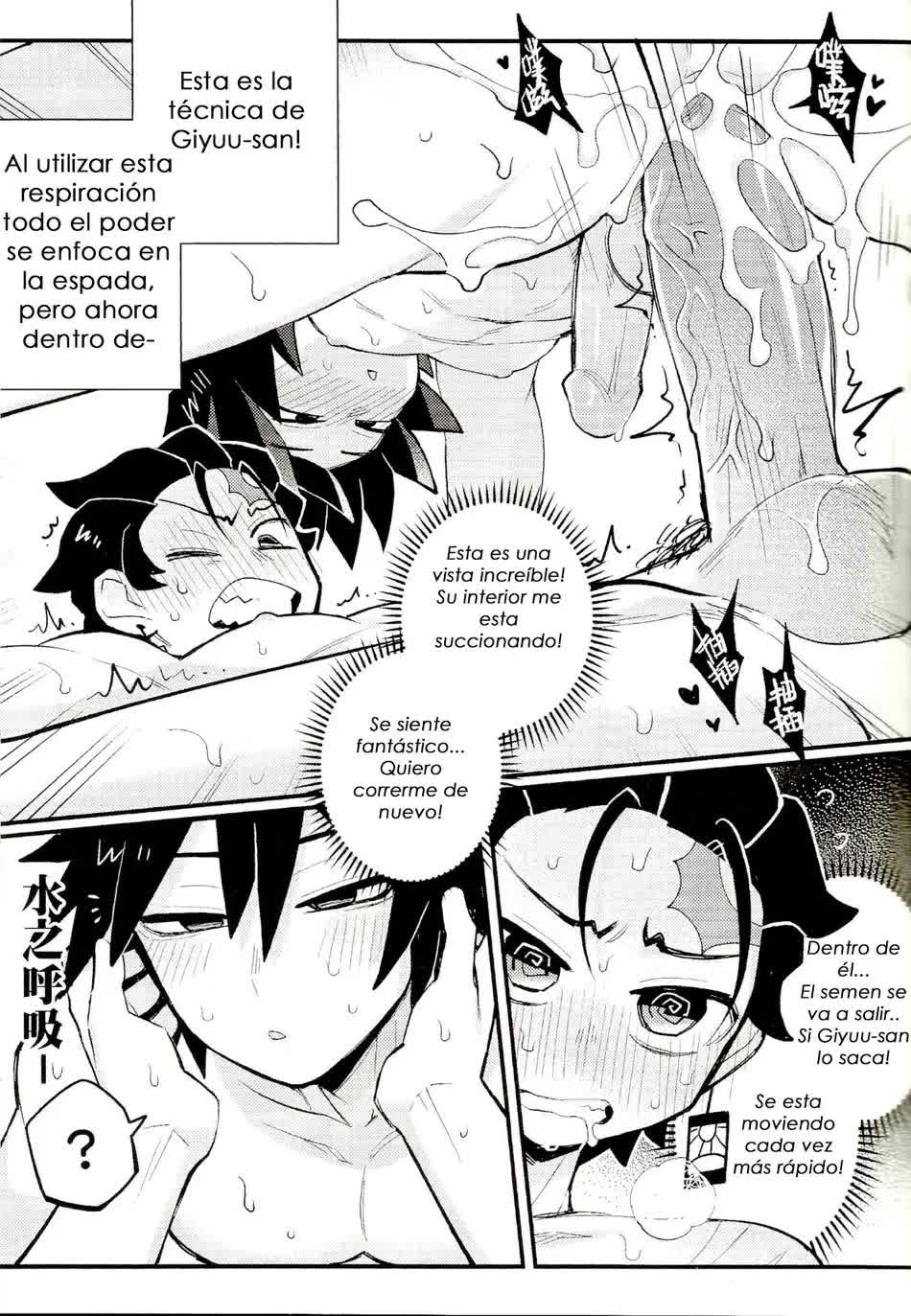 Special Breath of Water Training Comic porno