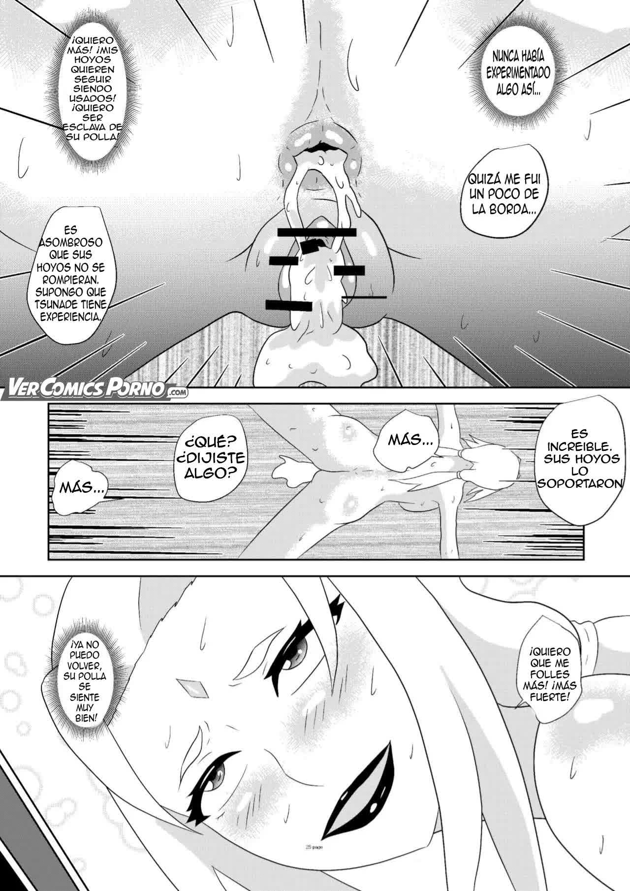 Tsunades lost bet Comic porno