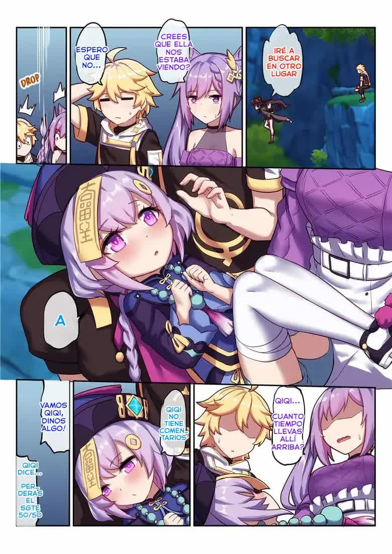 Keqing's Date With The Traveler - La cita de Keching con el viajero Comic porno