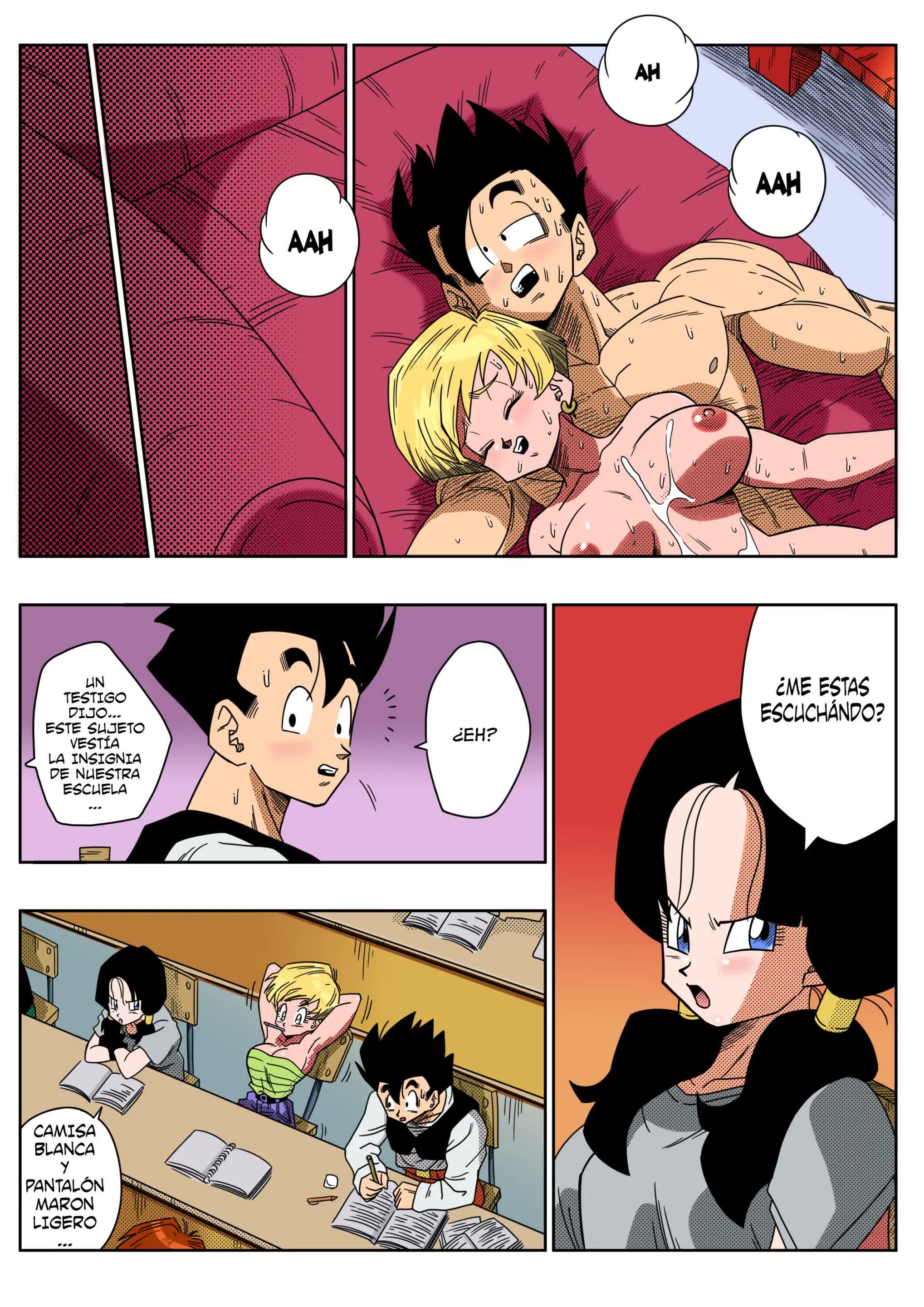 01 Triangulo Amoroso - Gohan y Erasa Comic porno