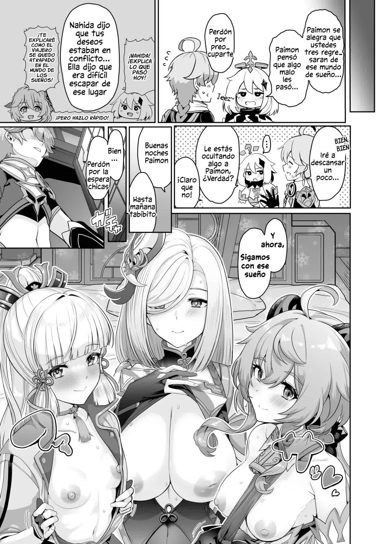 CRYOGENIC DREAMER - Sueño criogenico (Genshin Impact) Comic porno