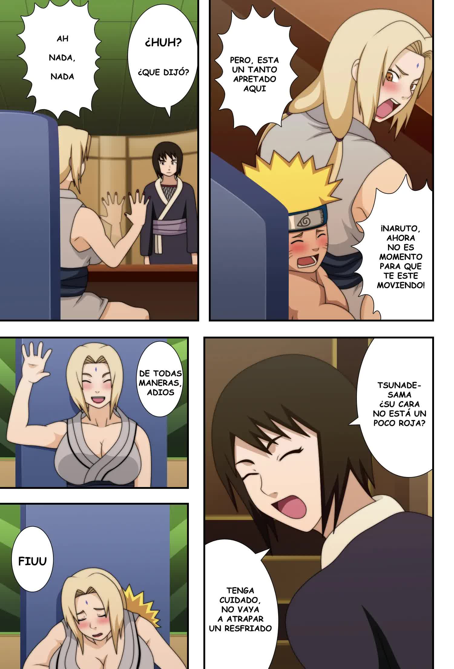 Tsunade Grandes pechos Ninjas Comic porno