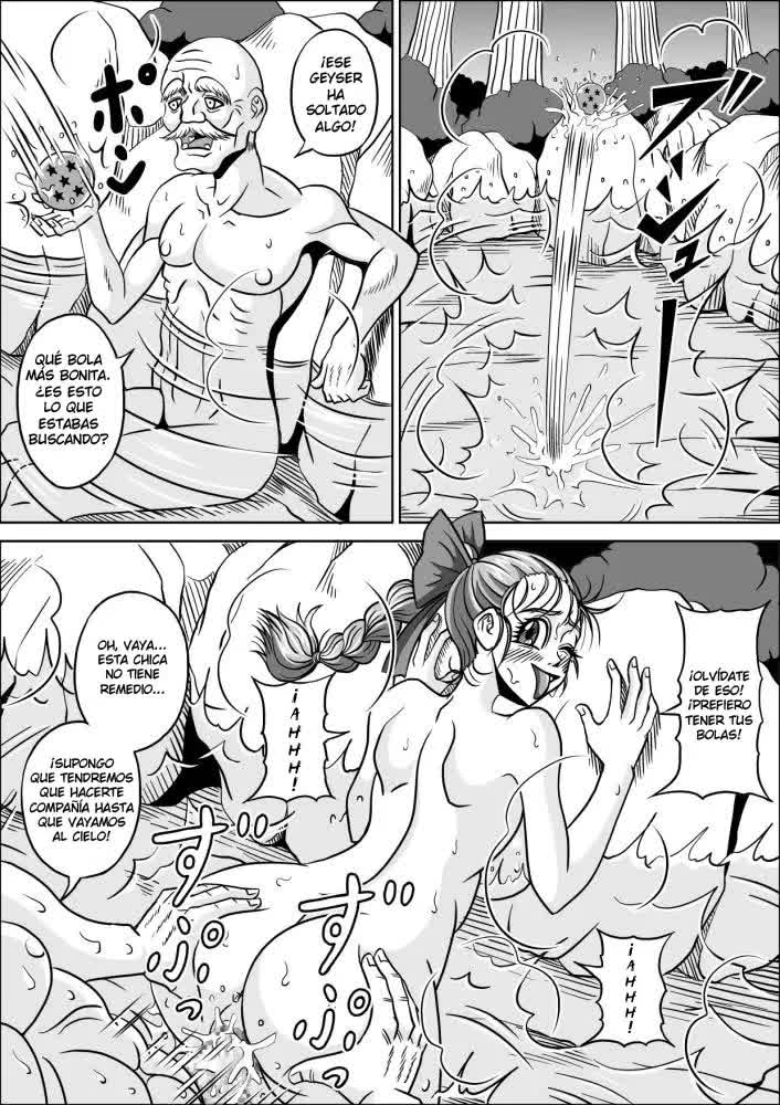 Onsen Jijii VS Bulma - Los Viejos Verdes de las Fuentes Termales VS Bulma Comic porno