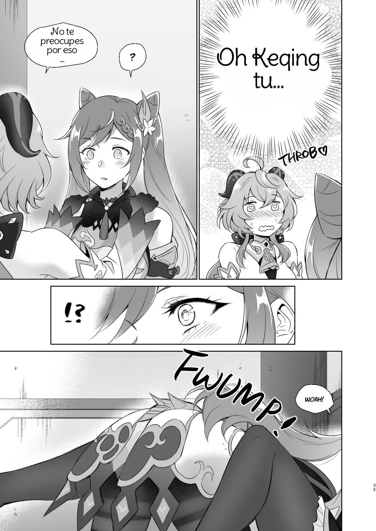 Ganyu to Ecchi ga Shitai! - Sleep with me, Ganyu Comic porno