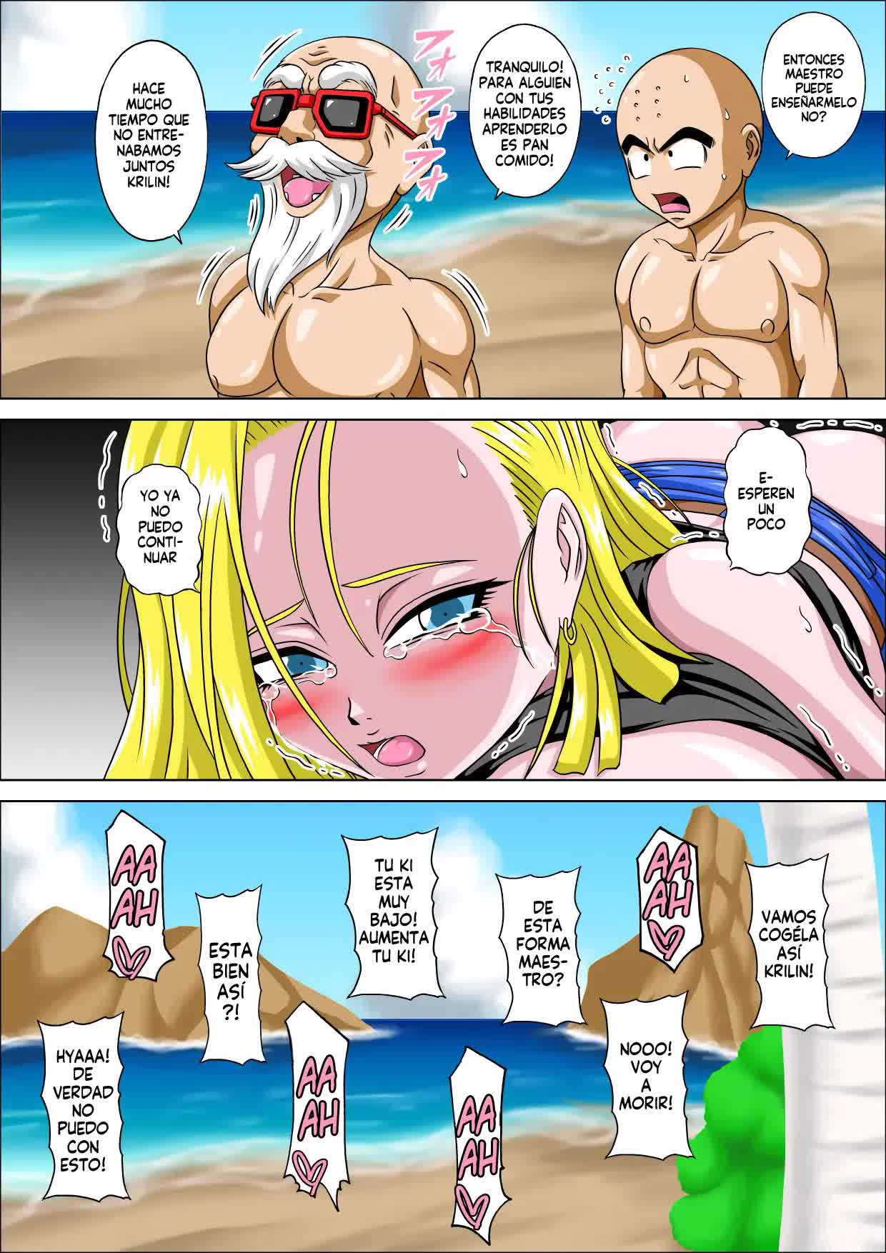 Kame Sennin no yuuwaku hitozuma - El maestro Roshi y la tentación de la mujer casada Comic porno
