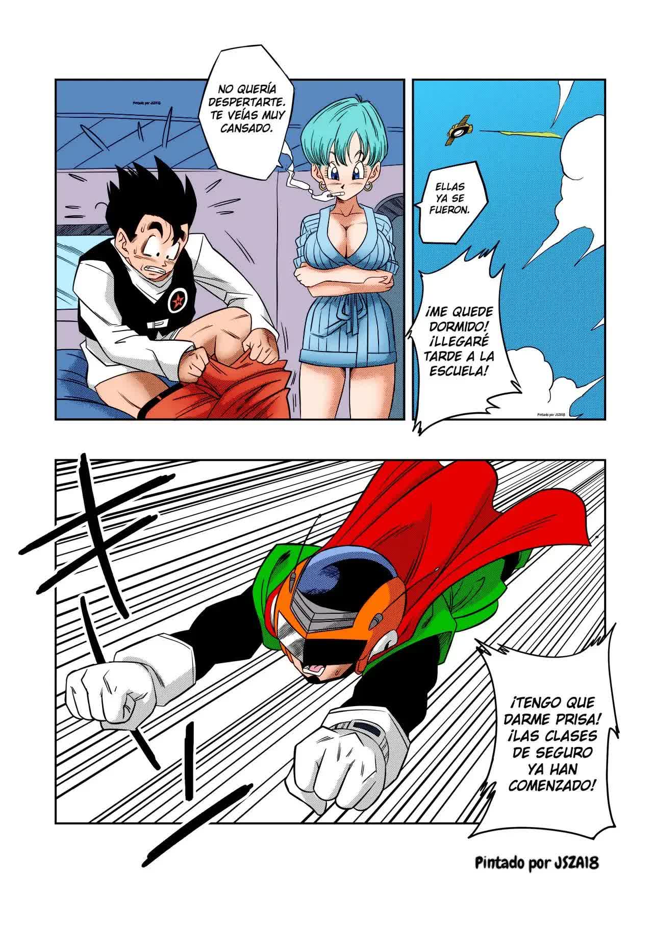 04 Triangulo Amoroso - Gohan x Bulma, erasa y videl Comic porno