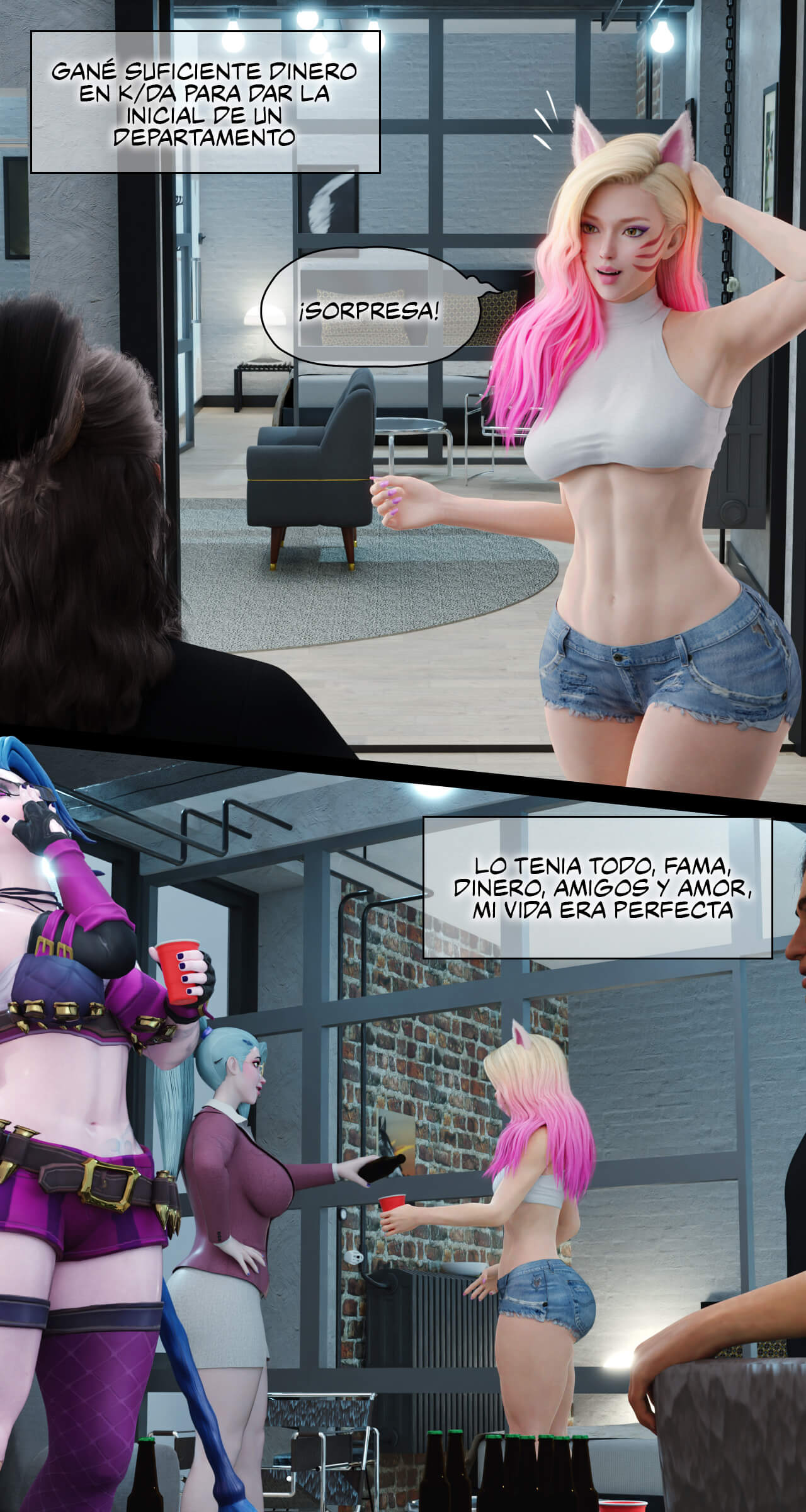 Ahri El Poder del Amor Comic porno