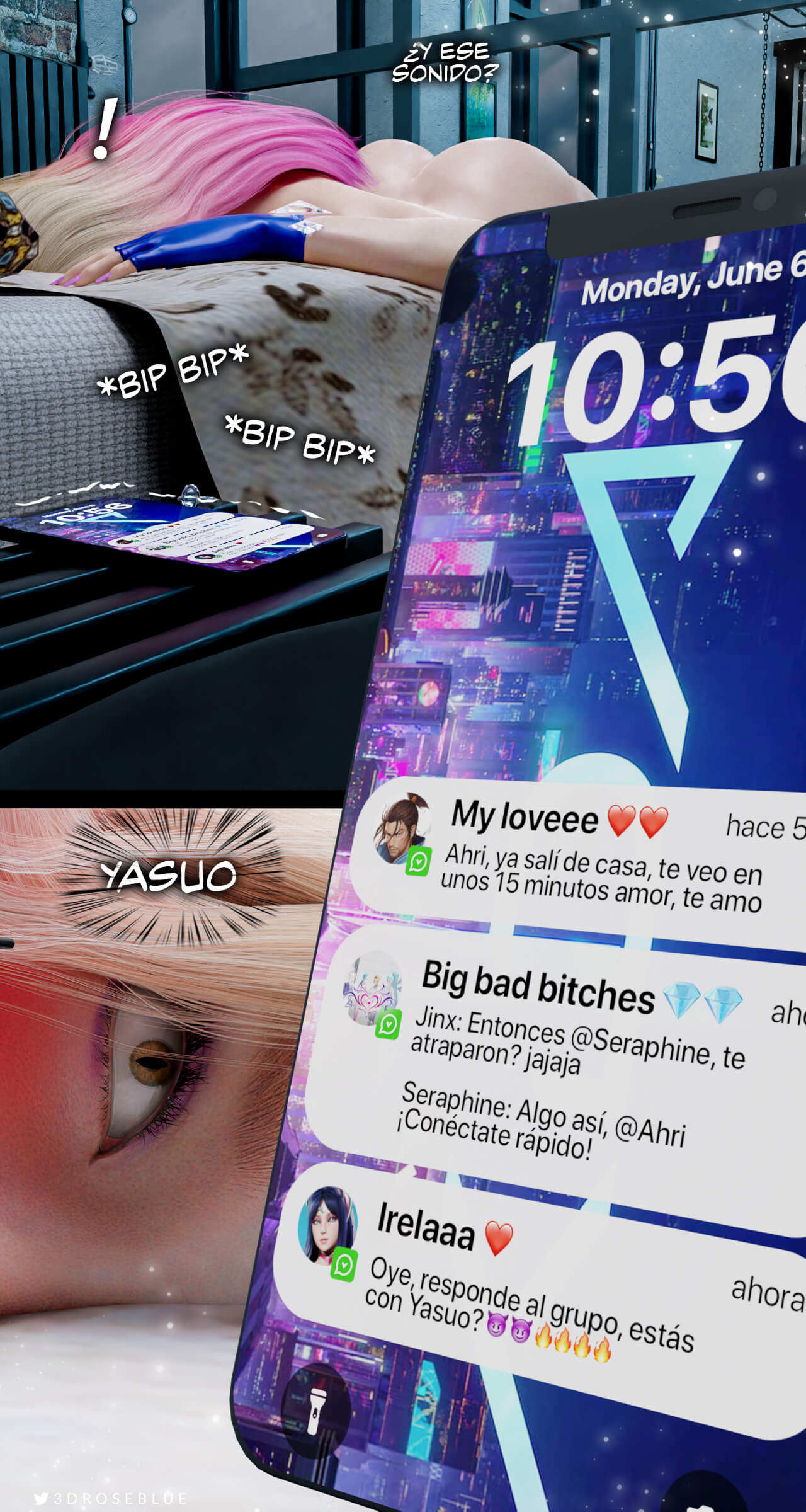 Ahri El Poder del Amor Comic porno