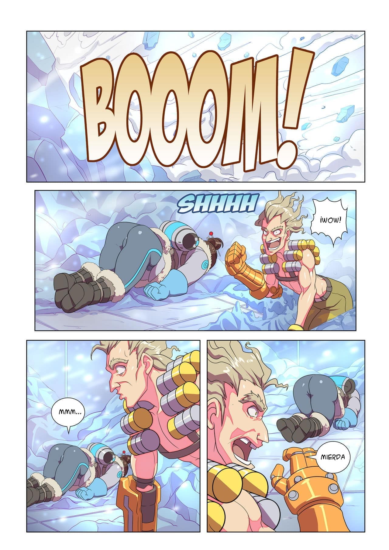 Ameizing Frost Jobs – Overwatch XXX Comic porno