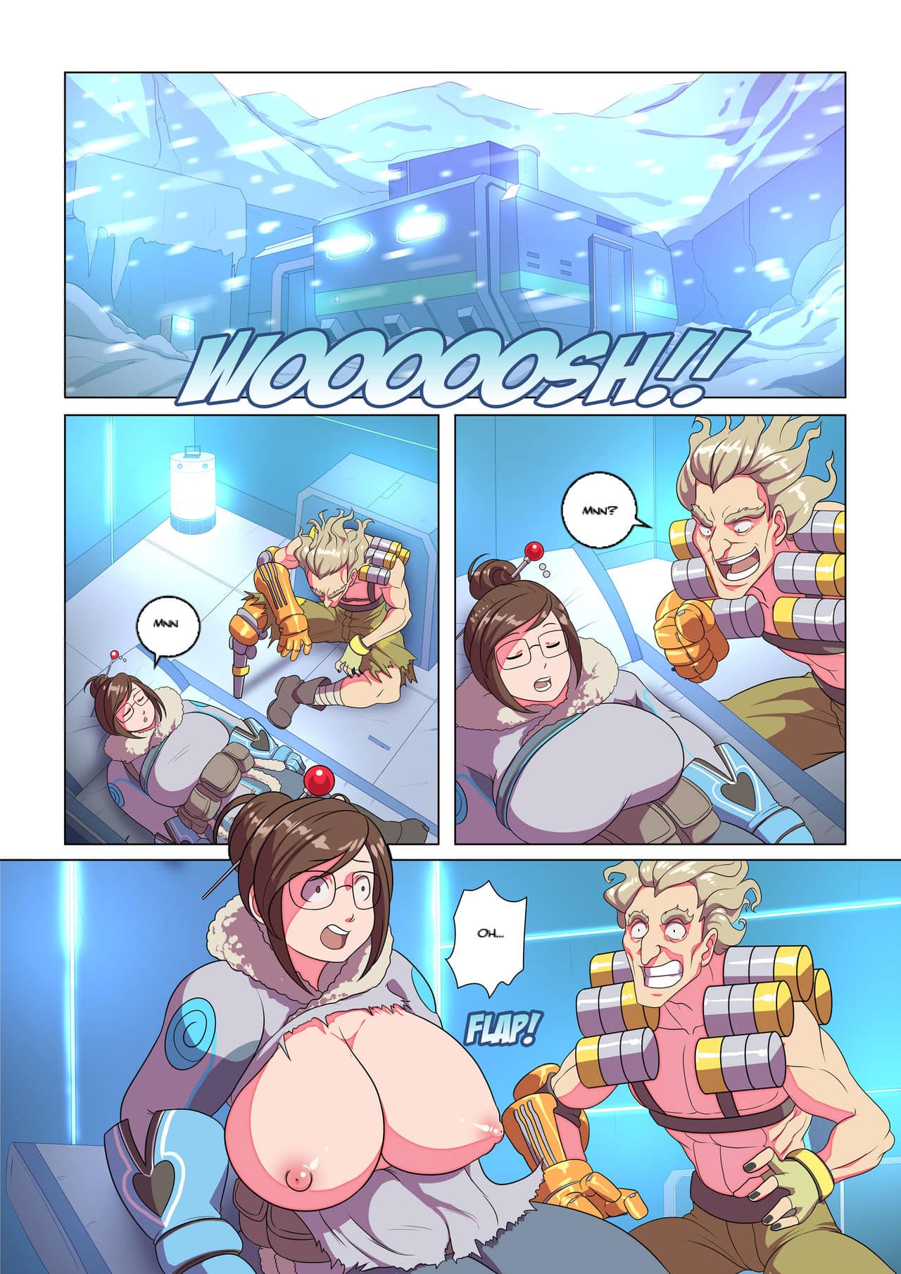 Ameizing Frost Jobs – Overwatch XXX Comic porno