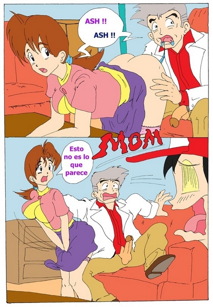 Ash x Delia – Pokemon XXX Comic porno