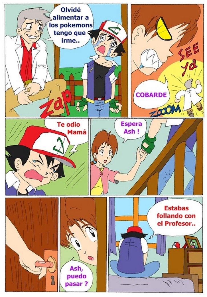 Ash x Delia – Pokemon XXX Comic porno