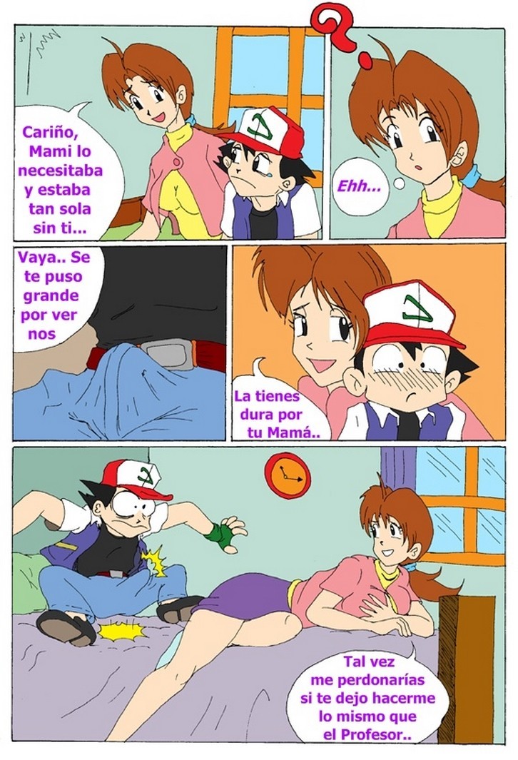 Ash x Delia – Pokemon XXX Comic porno