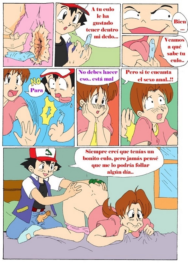 Ash x Delia – Pokemon XXX Comic porno