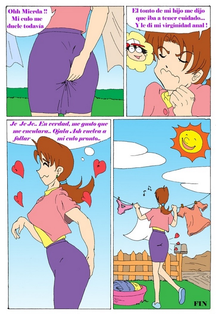 Ash x Delia – Pokemon XXX Comic porno