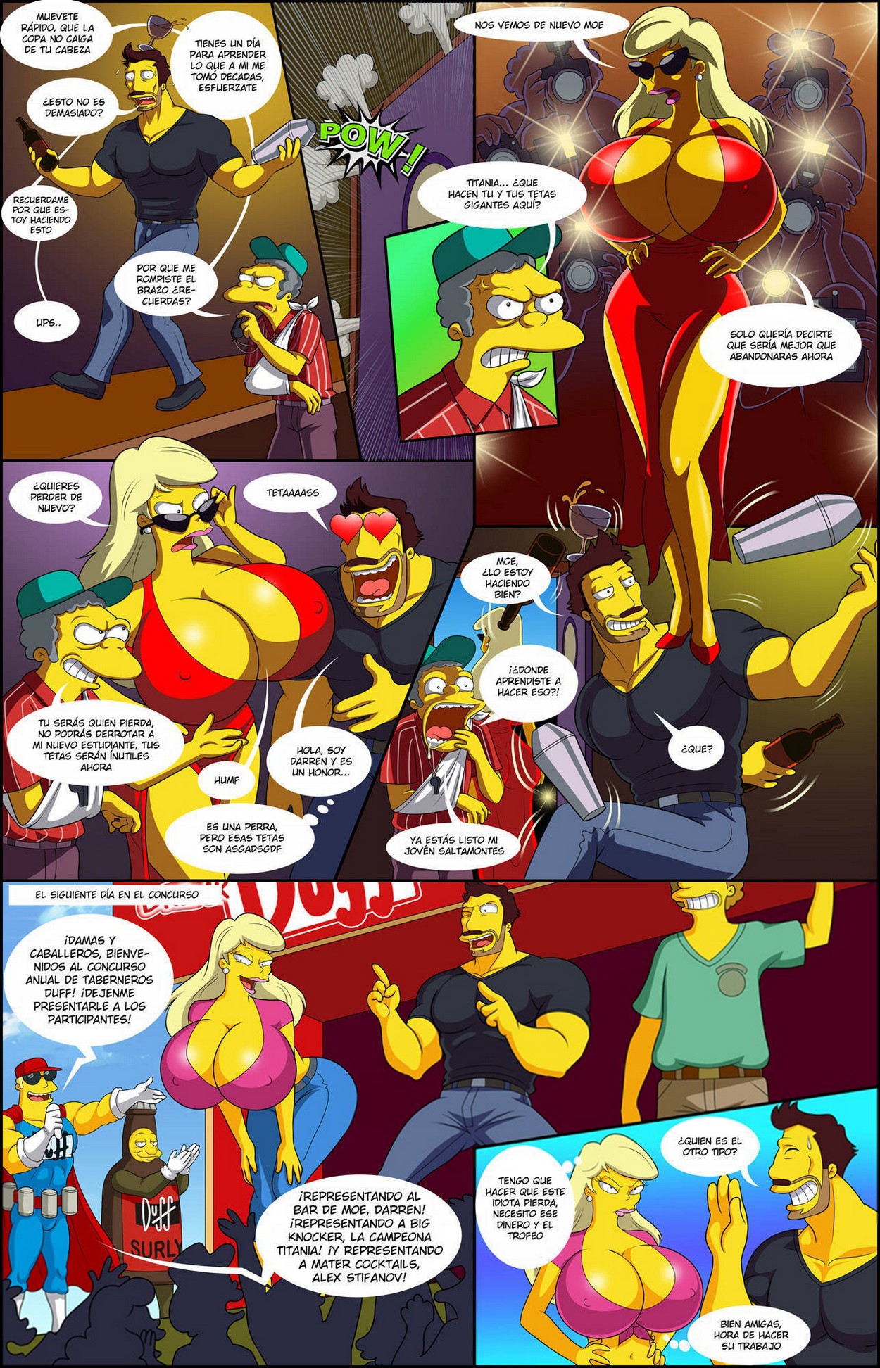 La Aventura de Darren 5 – Los Simpsons Comic porno