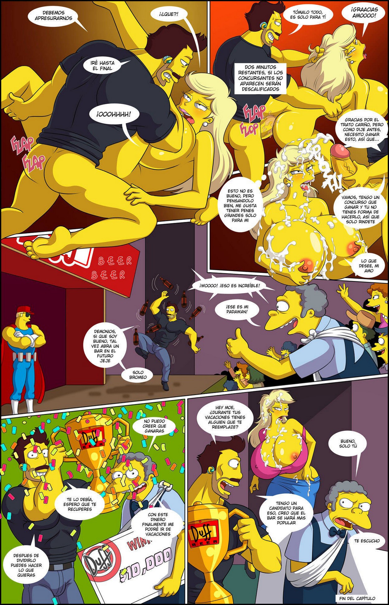 La Aventura de Darren 5 – Los Simpsons Comic porno