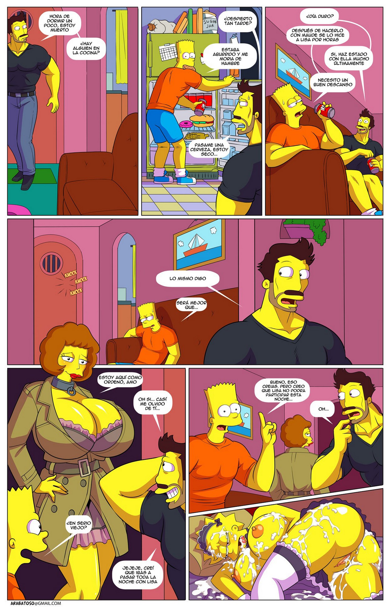 La Aventura de Darren 8 – Los Simpsons Comic porno
