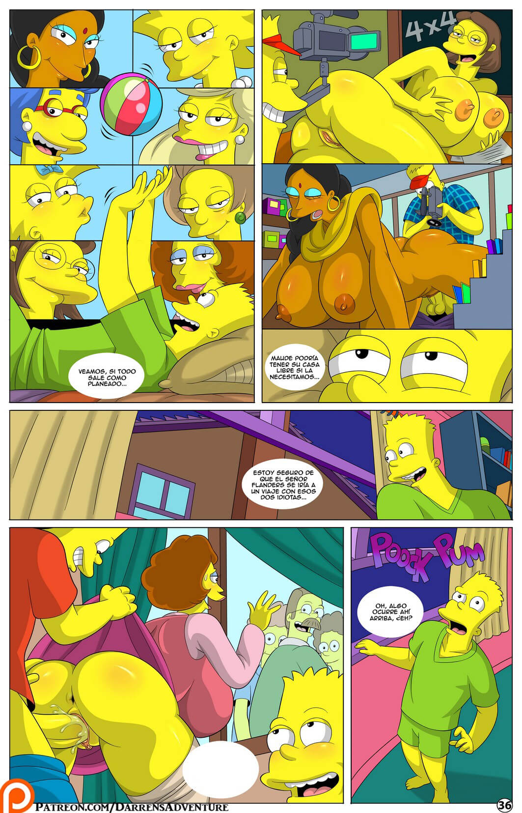 La Aventura de Darren 10 – Los Simpsons Comic porno