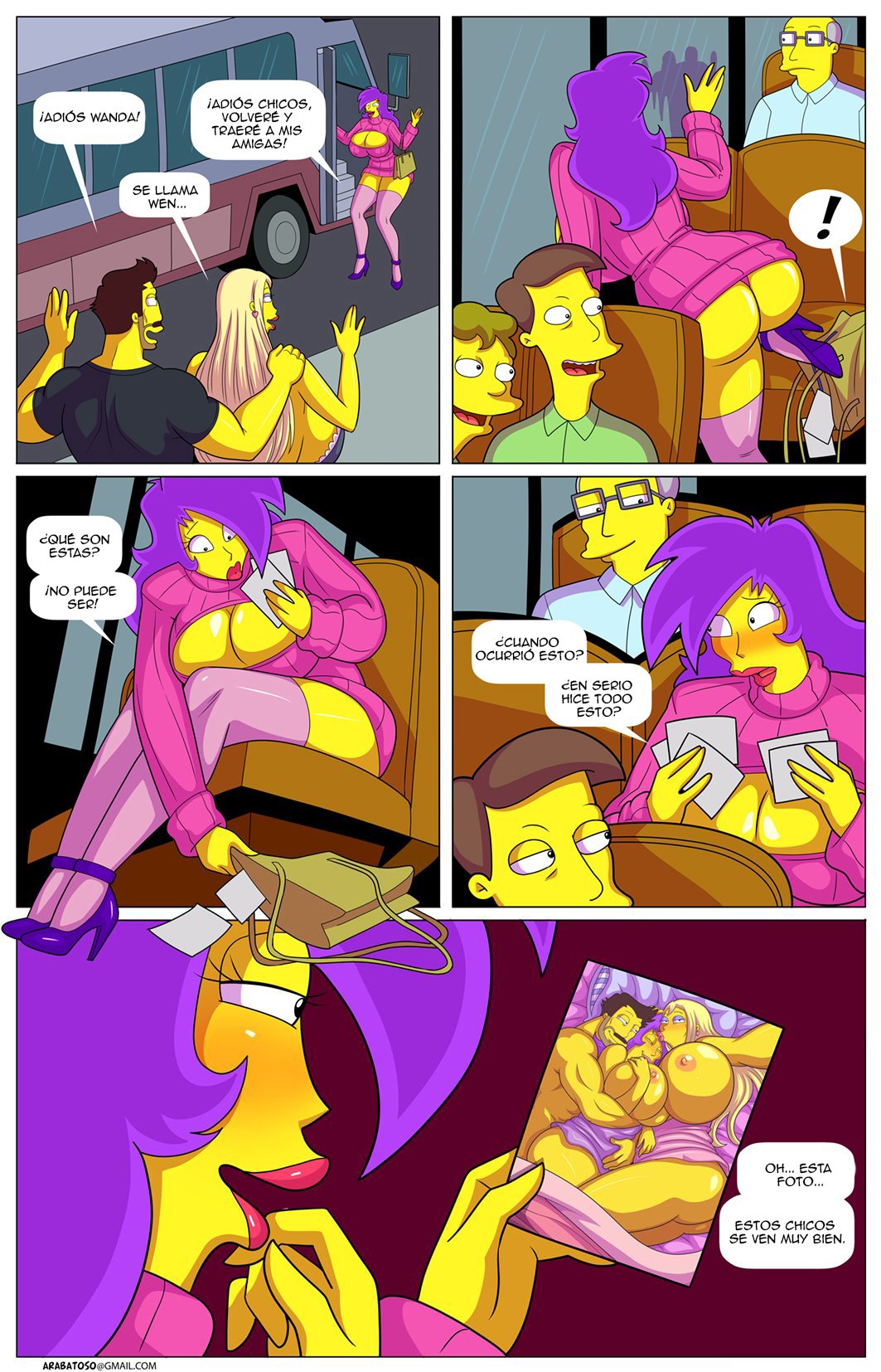 La Aventura de Darren 9 – Los Simpsons Comic porno