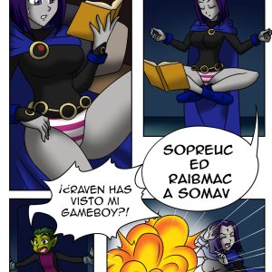 Beastboy and Raven Swap Bodies