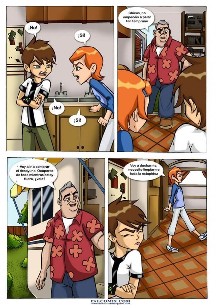 Las Aventuras de Ben 10 Comic porno