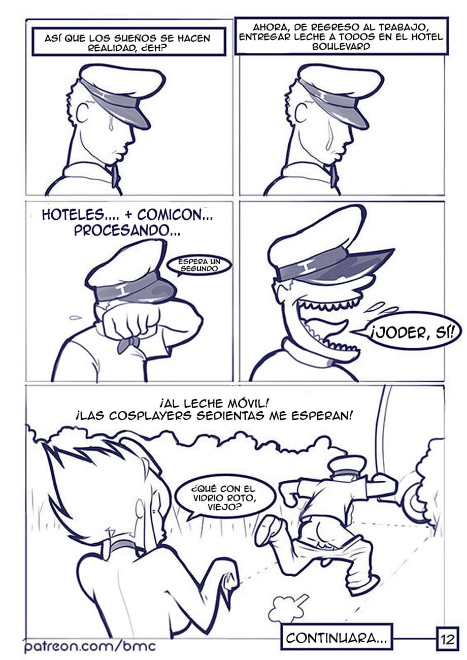 Big Milk Delivery 1 Comic porno