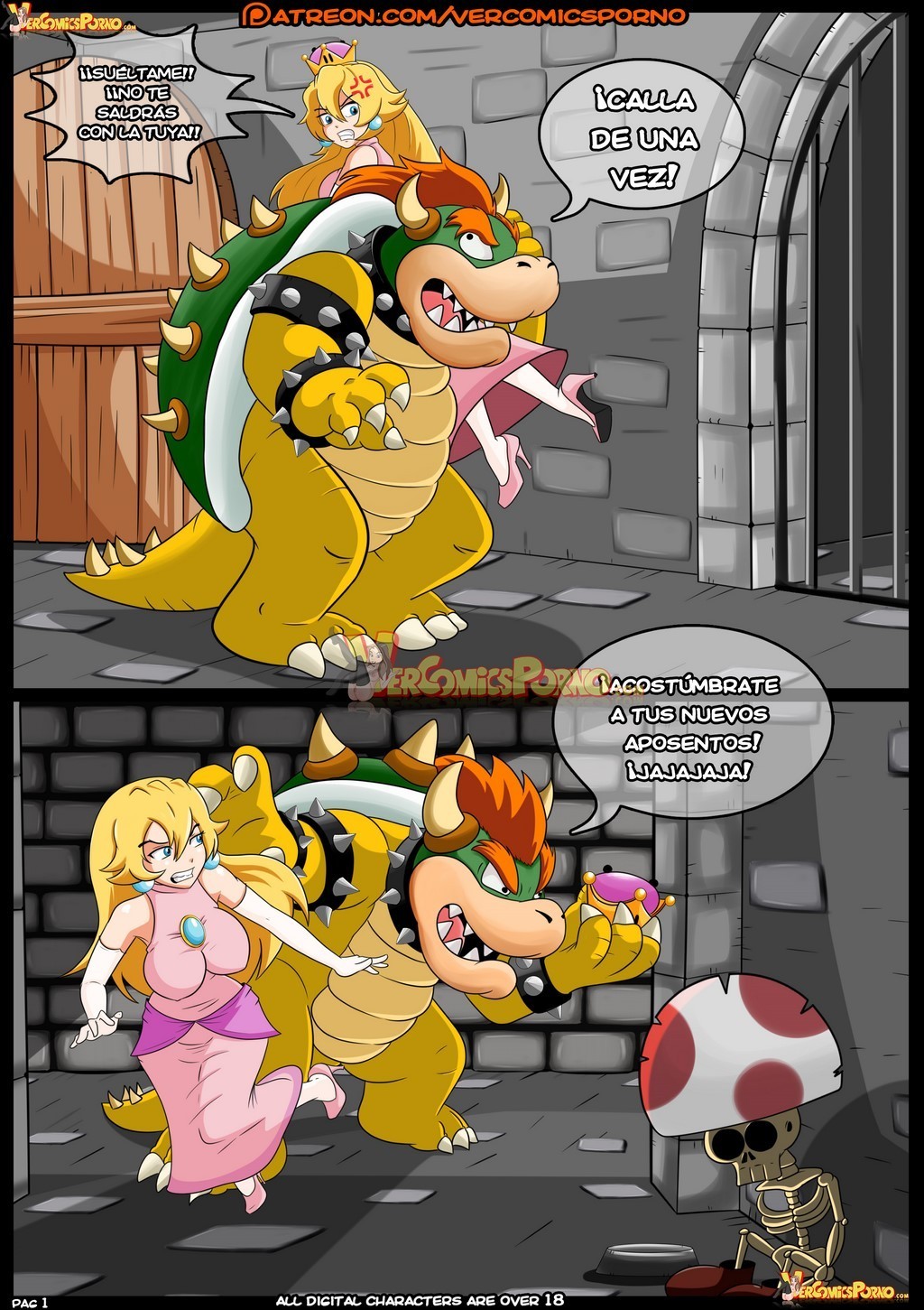 Bowsette Comic porno