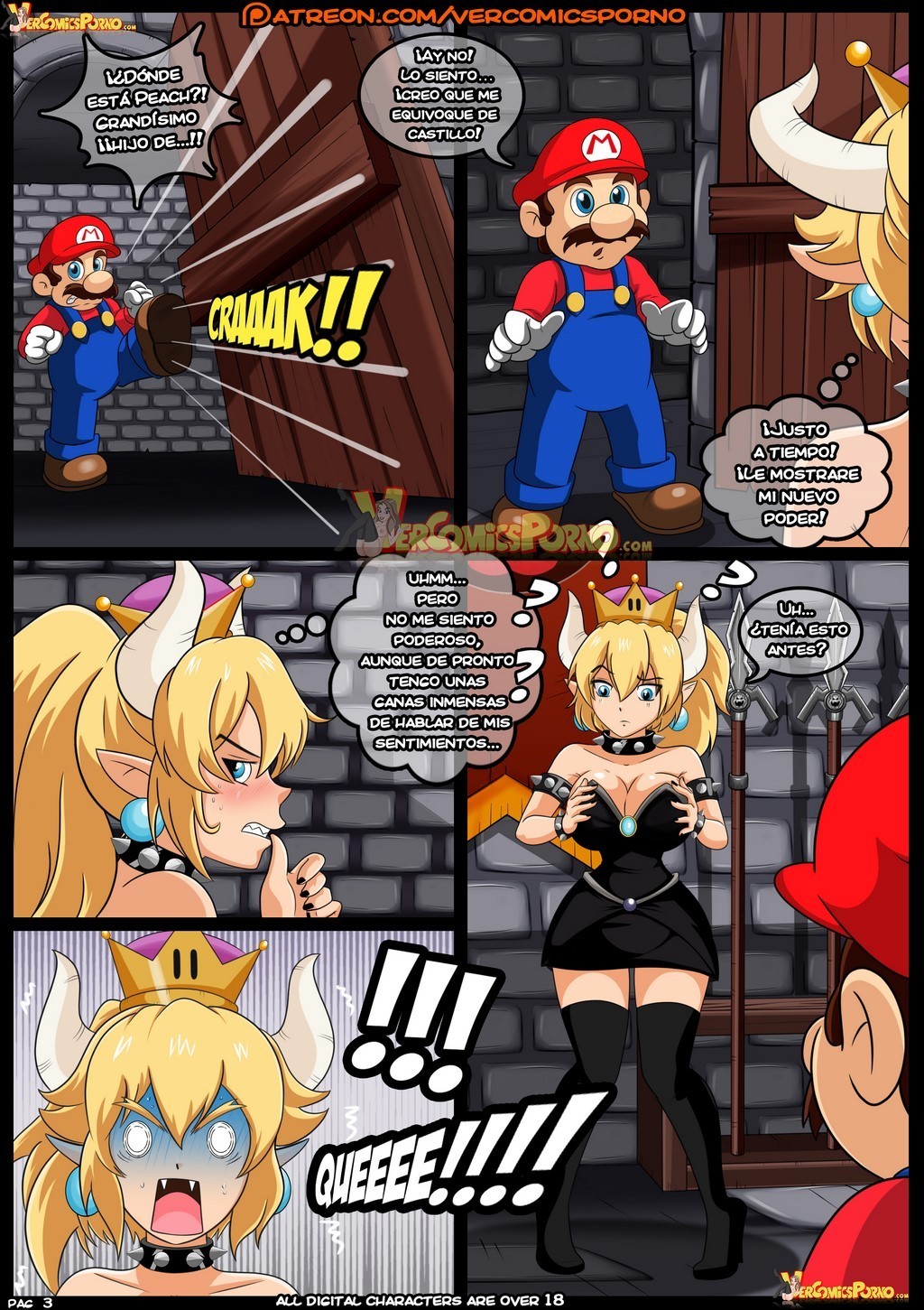 Bowsette Comic porno