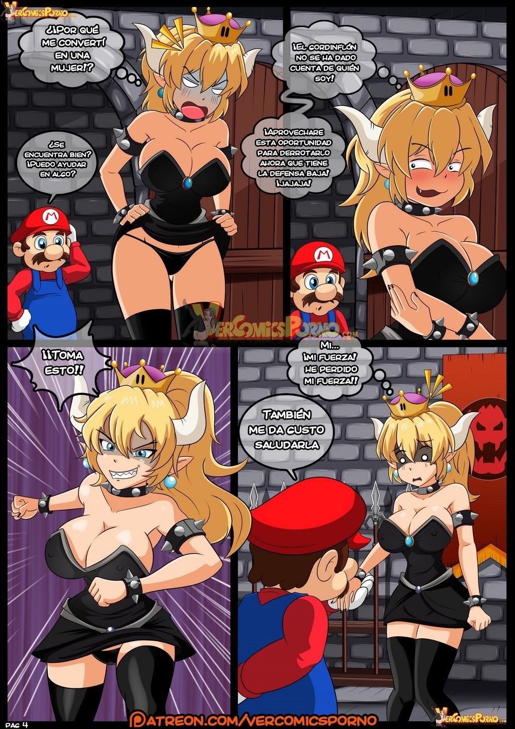Bowsette Comic porno