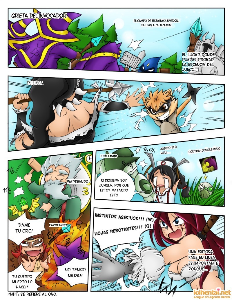 Cuando los Servidores Caen – LoL Hentai Comic porno