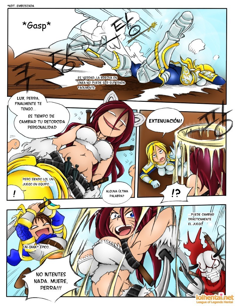 Cuando los Servidores Caen – LoL Hentai Comic porno