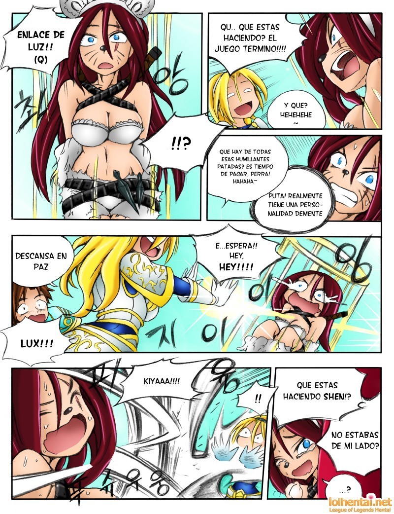 Cuando los Servidores Caen – LoL Hentai Comic porno