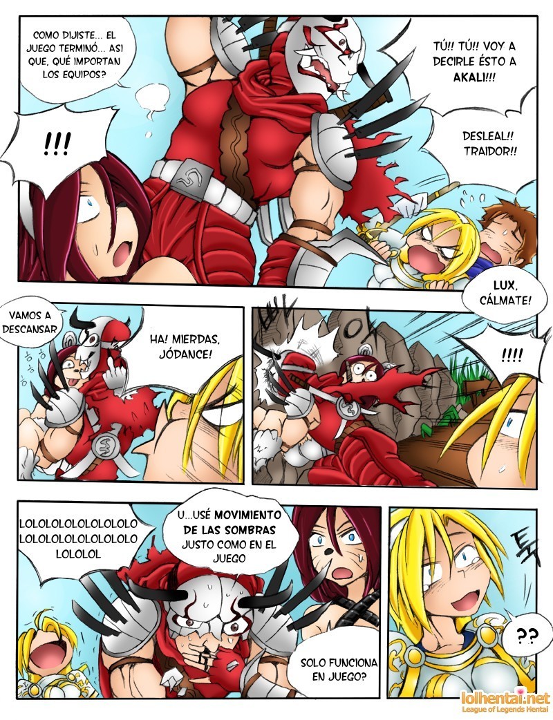 Cuando los Servidores Caen – LoL Hentai Comic porno